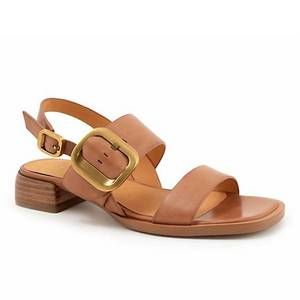 NEW EOS MELBOURNE women's tegean dress casual sandal in brandy